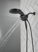Delta Faucet Matte Black Multi Function Showerhead 