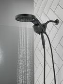 Delta Faucet Matte Black Multi Function Showerhead 