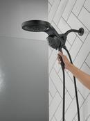 Delta Faucet Matte Black Multi Function Showerhead 