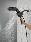 Delta Faucet Matte Black Multi Function Showerhead 