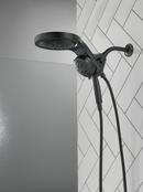 Delta Faucet Matte Black Multi Function Showerhead 