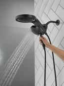 Delta Faucet Matte Black Multi Function Showerhead 
