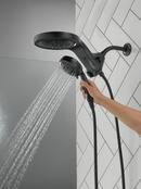 Delta Faucet Matte Black Multi Function Showerhead 