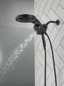 Delta Faucet Matte Black Multi Function Showerhead 