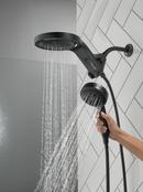 Delta Faucet Matte Black Multi Function Showerhead 