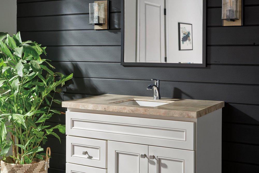 Peerless&reg; Chrome Single Handle Bathroom Sink Faucet 