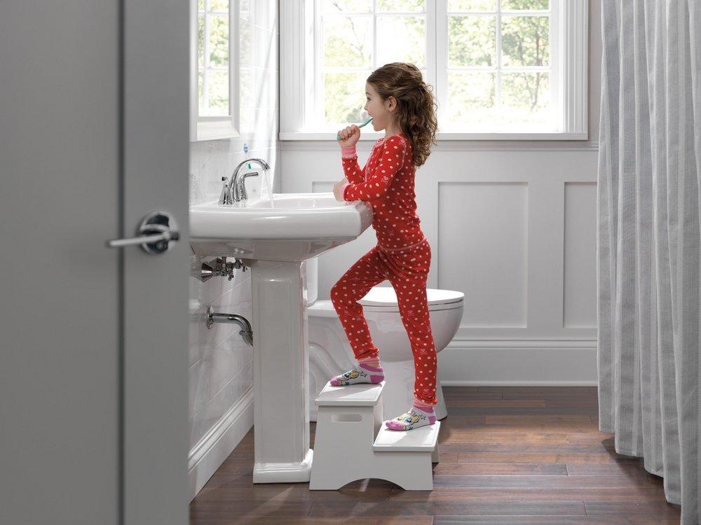 Peerless&reg; Chrome Two Handle Widespread Bathroom Sink Faucet 