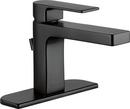 Peerless&reg; Matte Black Single Handle Monoblock Bathroom Sink Faucet 
