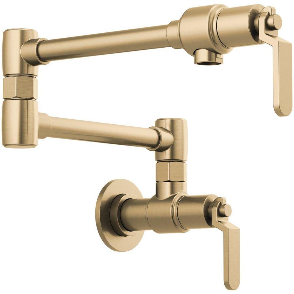 Brizo Luxe Gold Two Handle Lever Pot Filler 