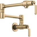 Wall Mount Pot Filler in Luxe Gold