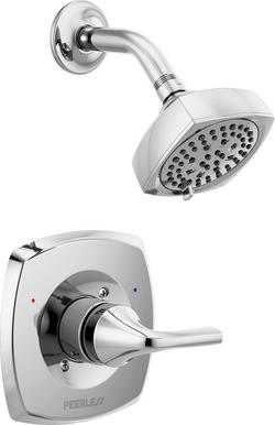 Single Handle Multi Function Shower Faucet in Polished Chrome (Trim Only)
