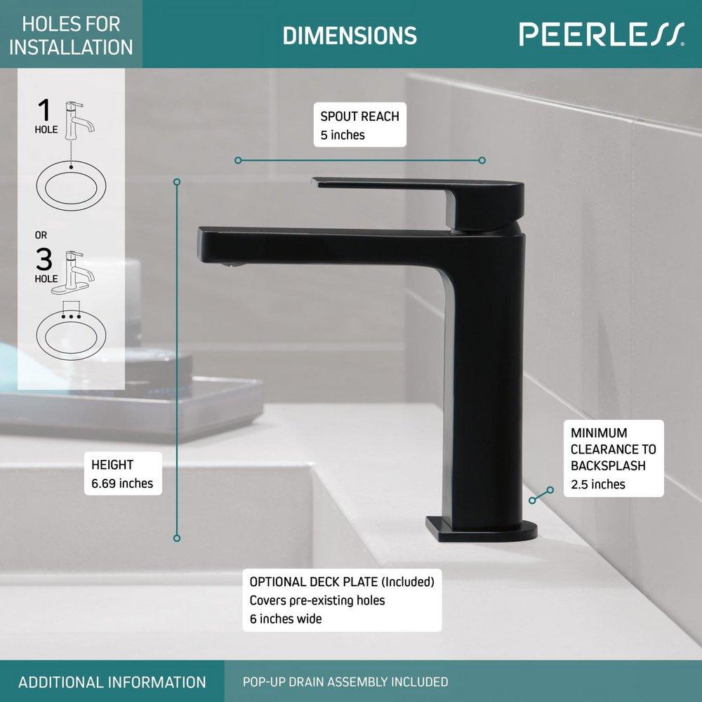 Single Handle Bathroom Sink Faucet 