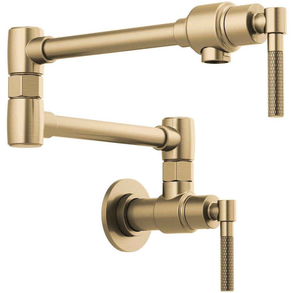 Brizo Luxe Gold Two Handle Lever Pot Filler 