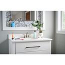 Peerless&reg; Brushed Nickel Two Handle Centerset Bathroom Sink Faucet 