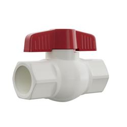 3/4 in. Plastic Full Port Solvent Weld Ball Valve