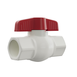3/4 in. Plastic Full Port Solvent Weld Ball Valve