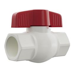 1-1/2 in. Plastic Full Port Solvent Weld Ball Valve