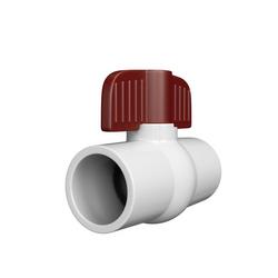 1 in. Plastic Reduced Port Solvent Weld 100# Ball Valve