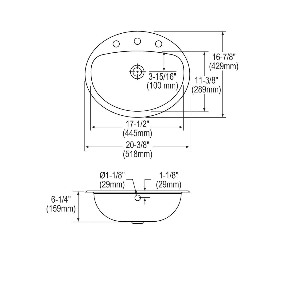 Elkay Lustrous Satin 48 x 22 in. 3 Hole Stainless Steel Double Bowl Drop-in Kitchen Sink 