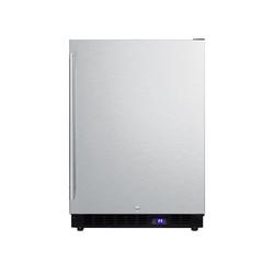 34 in. 4.72 cu. ft. Freezer in Stainless Steel/Black