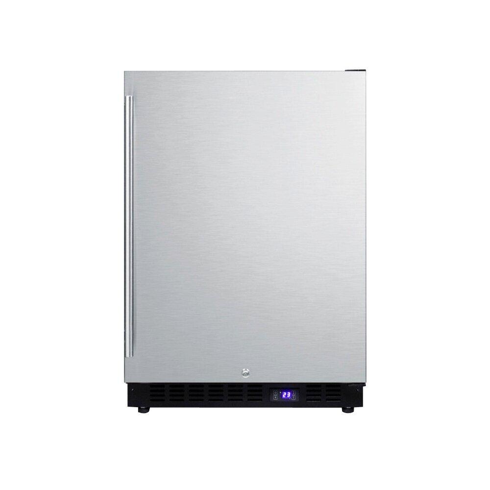 Summit Appliance Stainless Steel 34 in. 4.72 cu. ft. Freezer 