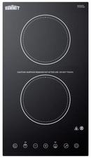 Summit Appliance Black 2 Burner Smoothtop Cooktop 