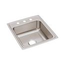 Elkay Lustrous Satin 19-1/2 x 22 in. Stainless Steel Single Bowl Drop-in Kitchen Sink in Lustrous Satin 