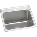 Elkay Lustrous Satin 22 x 22 in. Stainless Steel Single Bowl Drop-in Kitchen Sink in Lustrous Satin 