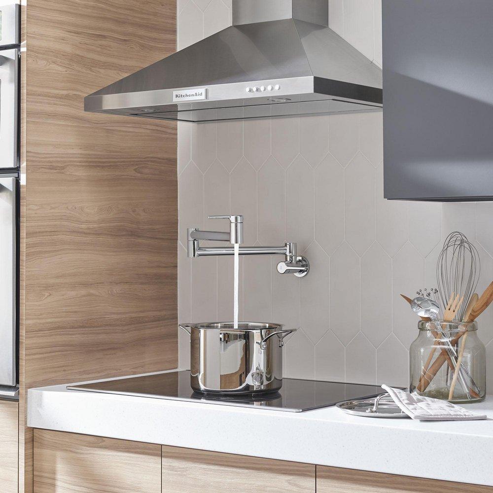 American Standard Chrome Single Handle Lever Pot Filler 