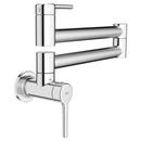 Wall Mount Pot Filler in Chrome