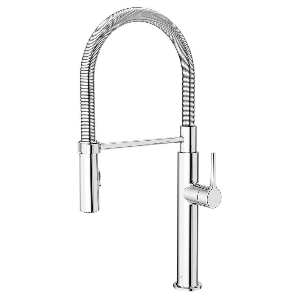 American Standard Chrome Single Handle Pull Down Kitchen Faucet 