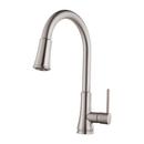 Pfister Stainless Steel Single Handle Pull Down Kitchen Faucet 