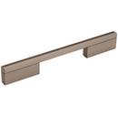 6-5/16 in. Center-to-Center Pull in Black Brushed Nickel