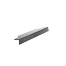 EXTENT 6-9/16 IN (167 MM) CENTER-TO-CENTER BLACK CHROME CABINET EDGE PULL 