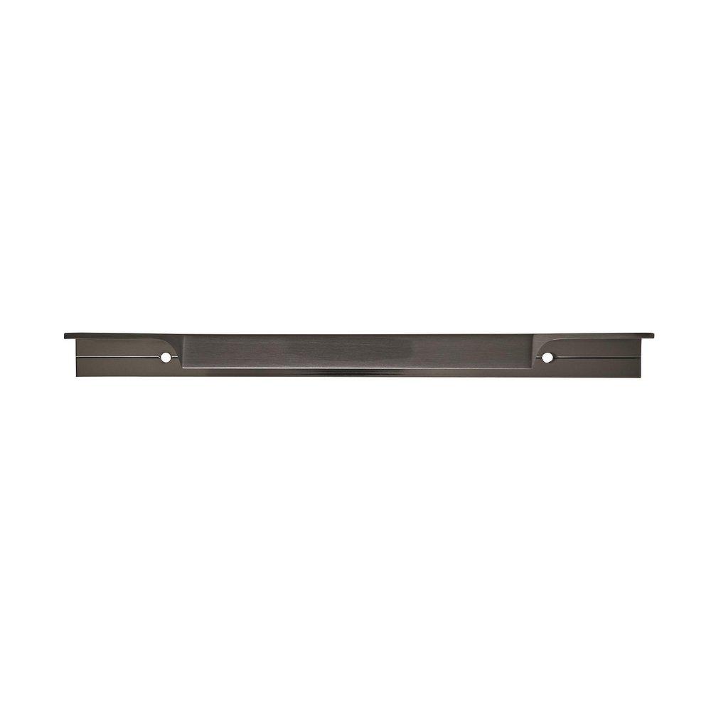 EXTENT 6-9/16 IN (167 MM) CENTER-TO-CENTER BLACK CHROME CABINET EDGE PULL 