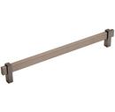 10-1/16 in. Center-to-Center Cabinet Pull in Black Brushed Nickel/Black Nickel