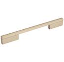 8 in. Center-to-Center Cabinet Pull in Silver Champagne