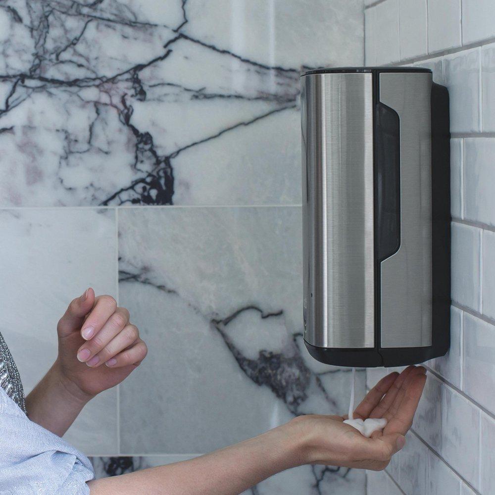 Tork Stainless Foam Skincare Automatic Dispenser with Intuition Sensor, S4 System 