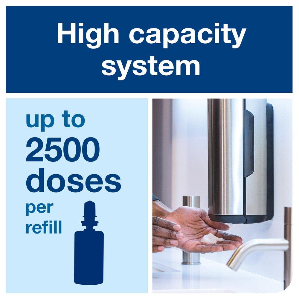 Tork Stainless Foam Skincare Automatic Dispenser with Intuition Sensor, S4 System 