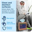 Tork White Heavy-Duty Cleaning Cloth Pop-Up Box, 1-Ply 80-Sheets, White 