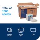 Tork White Paper Wiper Plus 1/4 Fold, 1-Ply 90-Sheets, White 