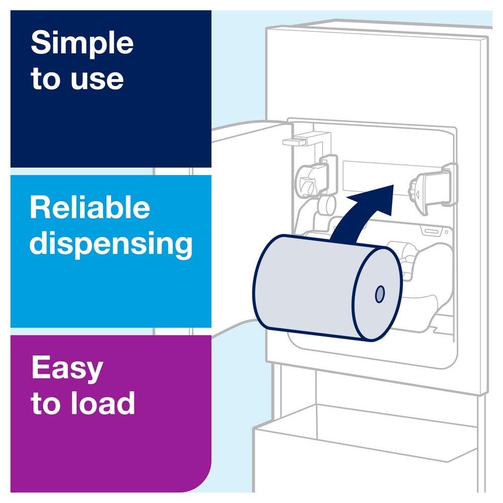 Tork Stainless Paper Hand Towel Roll Dispenser Recessed, H1 System 