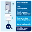 Tork Stainless Paper Hand Towel Roll Dispenser Recessed, H1 System 