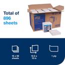 Tork White Heavy-Duty Paper Wiper 1/4 Fold, 1-Ply 56-Sheets, White 