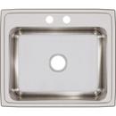 Elkay Lustrous Satin 25 x 21-1/4 in. Stainless Steel Single Bowl Drop-in Kitchen Sink in Lustrous Satin 