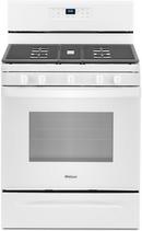 Whirlpool Heritage White 29-7/8 in. Gas 5-Burner Sealed Freestanding Range 