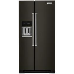 35-1/2 in. 24.8 cu. ft. Side-By-Side Refrigerator in PrintShield&trade; Black Stainless Steel
