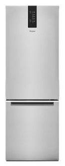24 in. 12.7 cu. ft. Bottom Mount Freezer, Counter Depth and Full Refrigerator in Fingerprint Resistant Stainless Steel