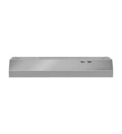 30 in. Recirculating Range Hood with Full Width Grease Filters in Stainless Steel
