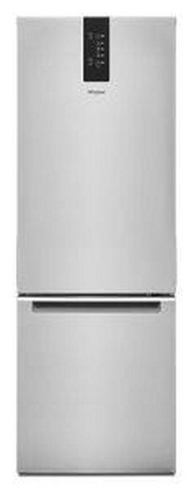 Whirlpool Fingerprint Resistant Stainless Steel 24 in. 12.9 cu. ft. Bottom Mount Freezer, Counter Depth and Full Refrigerator 